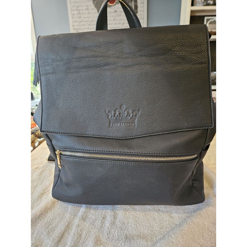 tigerlily Rankmakers embossed premium quality vegan leather backpack Bag Purse